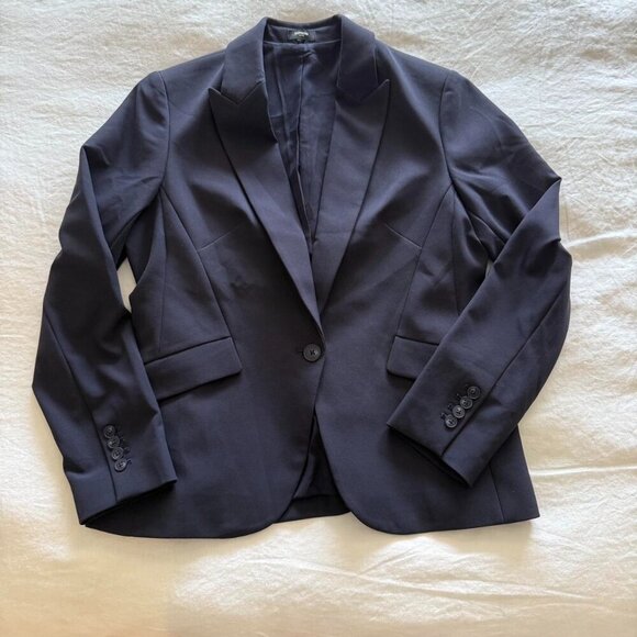 Navy Express Editor Suit Jacket - Picture 2 of 4